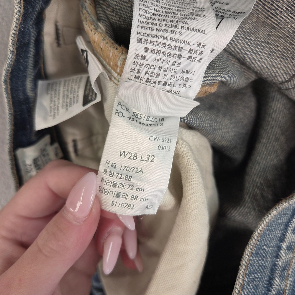 Levi's Made & Crafted 502 Jeans Mens 28x32 Blue Denim Tapered Fit Made in Japan - Picture 6 of 12